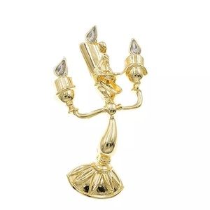 New Disney Beauty and the Beast Inspired Candelabra Pin